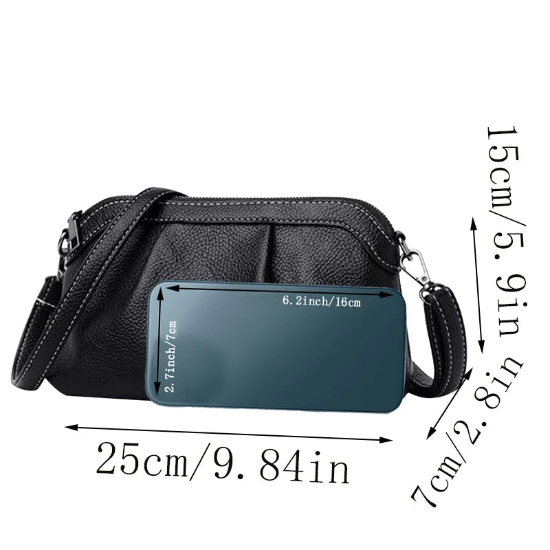 Textured Square Shoulder Bag