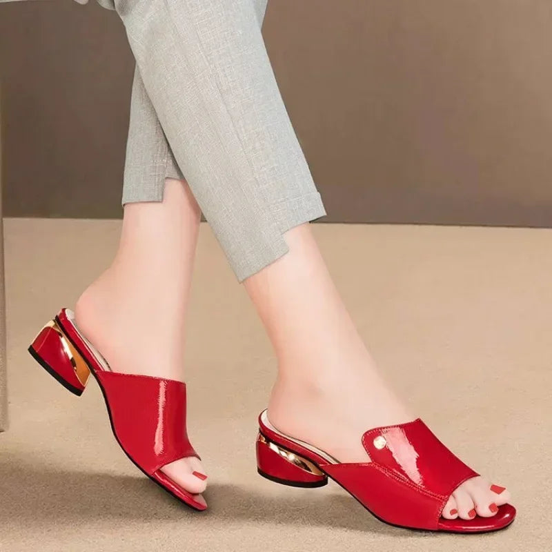 The Glad Sandals red