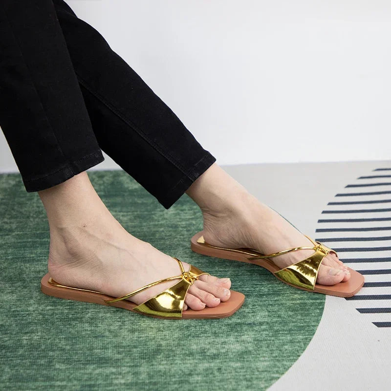 knotted sandals