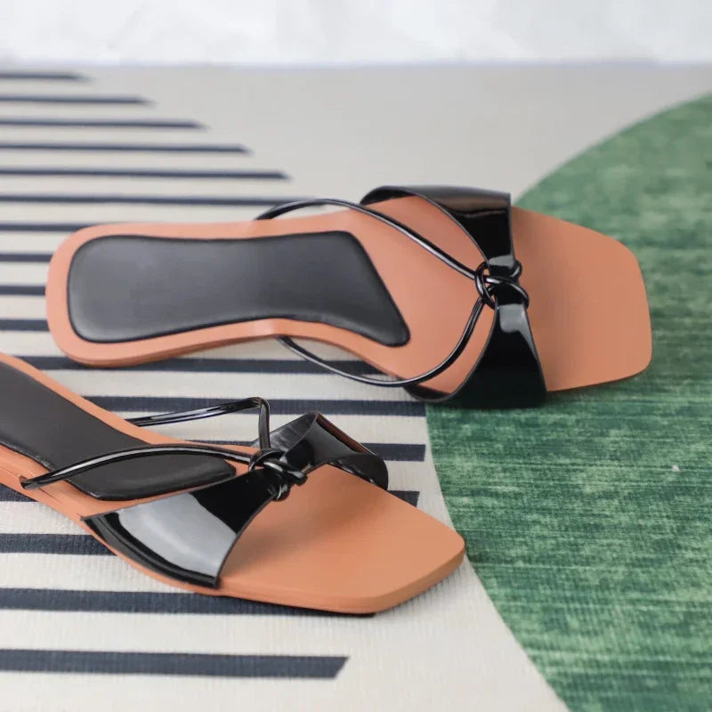 knotted sandals