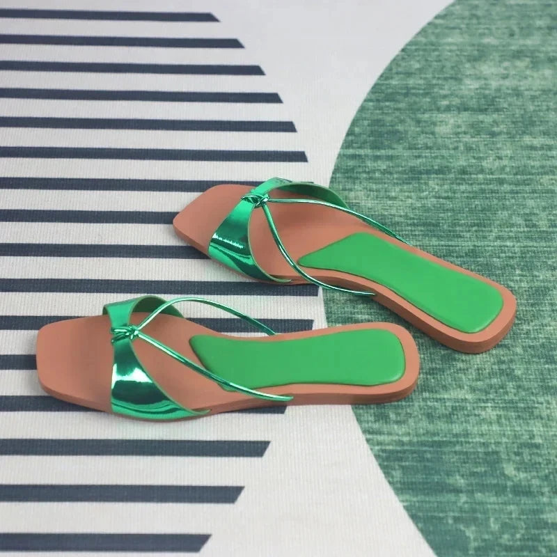 knotted sandals