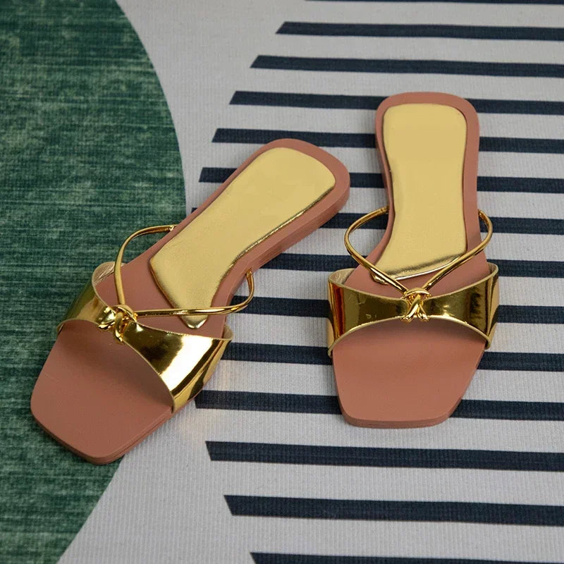 knotted sandals