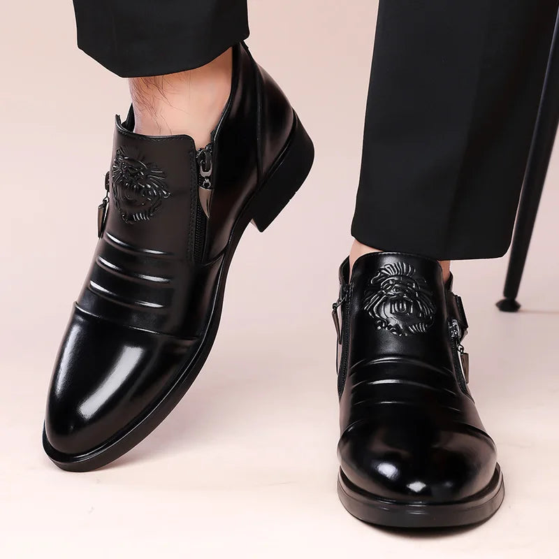 Leone Zip Ankle Boot