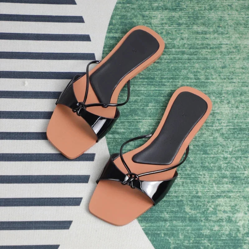 knotted sandals