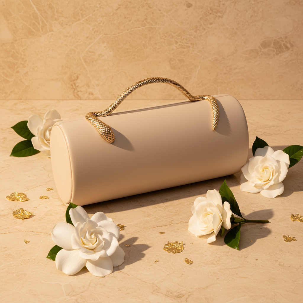 Beige — Bulgari Editorial The Serpent Clutch