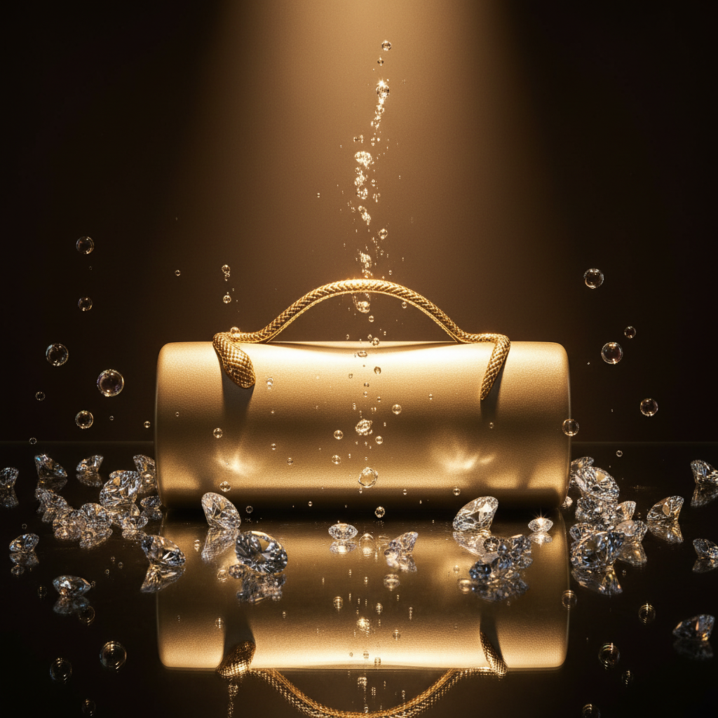 Gold — Bulgari Editorial The Serpent Clutch